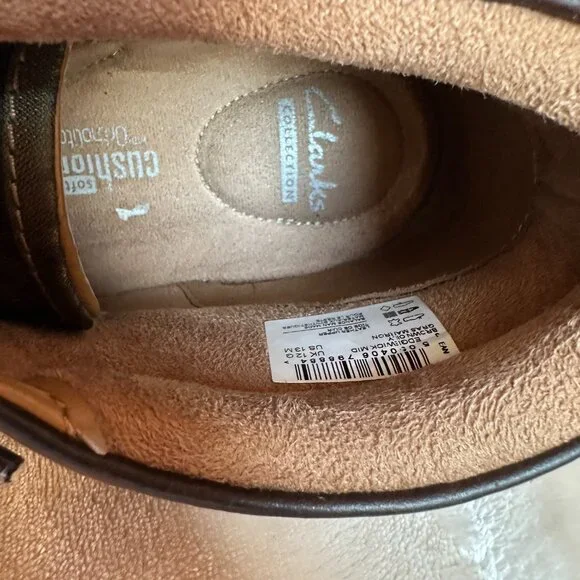 Clarks Edgewick Mid Chukka Boots Men's Size 13M Oiled Brown Leather - Picture 4 of 14